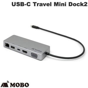 MOBO モボ USB-C Travel Mini Dock2 PD 3.0対応 USB Type-C / USB A / LAN / VGA / HDMI スペースグレイ AM-TMD02 ネコポス不可