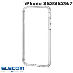 エレコム ELECOM iPhone SE 第3世代 / SE 第2世代 / 8 / 7 ハイブリッドバンパーケース クリア PM-A22SHVBCR ネコポス可｜ec-kitcut