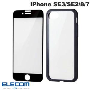 エレコム ELECOM iPhone SE 第3世代 / SE 第2世代 / 8 / 7 ハイブリッドケース  TOUGH SLIM 360度保護 ブラック PM-A22STS3BK ネコポス送料無料｜ec-kitcut