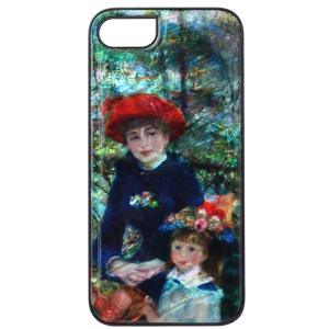 Ikins アイキンス iPhone SE 第3世代 / SE 第2世代 / 8 / 7 天然貝ケース ルノワール 二人の姉妹 I22705iSE3 ネコポス