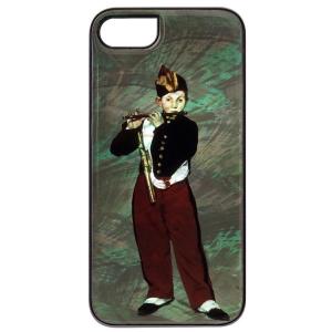 Ikins アイキンス iPhone SE 第3世代 / SE 第2世代 / 8 / 7 天然貝ケース エドワール マネ 笛を吹く少年 I22748iSE3 ネコポス
