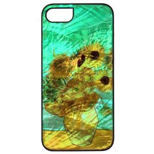 Ikins アイキンス iPhone SE 第3世代 / SE 第2世代 / 8 / 7 天然貝ケース ゴッホ ひまわり I22749iSE3 ネコポス