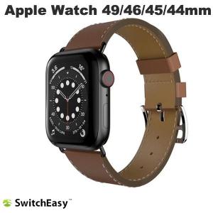 SwitchEasy スイッチイージー Apple Watch 49 / 45 / 44 / 42mm Classic Band Brown SE_WALBDGUCA_BR ネコポス送料無料 バンド ベルト｜ec-kitcut