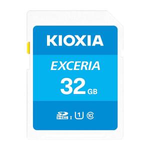 KIOXIA キオクシア 32GB EXCERIA UHS-I Class10 U1 SDHC メモリカード 海外パッケージ LNEX1L032GG4 ネコポス可｜ec-kitcut