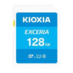 KIOXIA キオクシア 128GB EXCERIA UHS-I Class10 U1 SDXC メモリカード 海外パッケージ LNEX1L128GG4 ネコポス送料無料｜ec-kitcut
