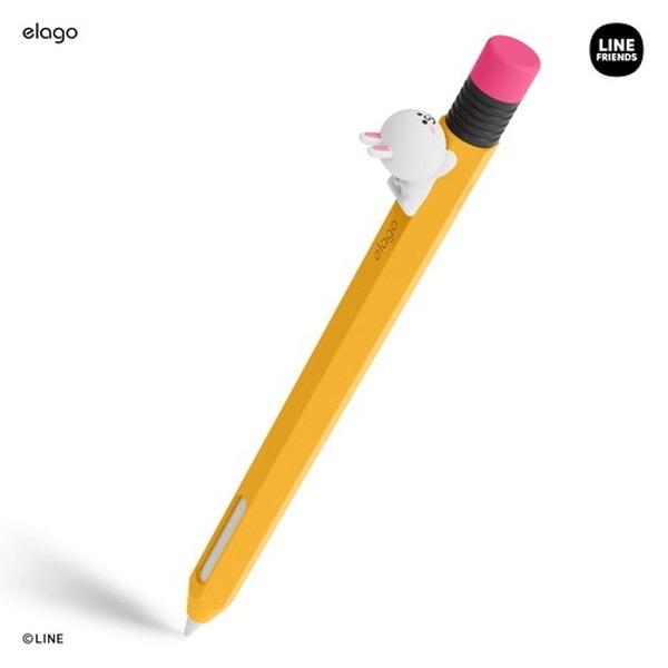 elago エラゴ Apple Pencil 第2世代 LINE FRIENDS B&amp;F シリコンケ...