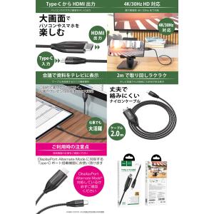 USB-C HDMI 変換ケーブル ミラーリン...の詳細画像1