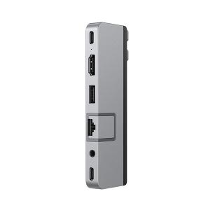 HYPER++ ハイパー HyperDrive 7 in 2 USB Type-C ハブ DUO PRO PD対応 Silver HP-HD575-S ネコポス不可｜ec-kitcut