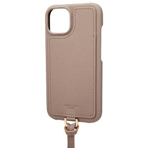 GRAMAS COLORS グラマス カラーズ iPhone 14 Shrink PUレザー ショルダーストラップケース トープ CSSSH-IP19TPE ネコポス