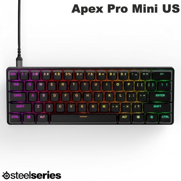 SteelSeries Apex Pro Mini US 英語配列 有線 テンキーレスメカニカルゲー...