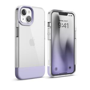 iPhone用ケース elago エラゴ iPhone 14 GLIDE CASE Clear/Purple EL_INNCSPTGE_CP ネコポス