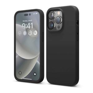 iPhone用ケース elago エラゴ iPhone 14 Pro SILICONE CASE Black EL_INPCSSCS3_BK ネコポス
