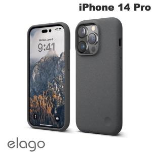 iPhone用ケース elago エラゴ iPhone 14 Pro PEBBLE CASE Dark Grey EL_INPCSTPPC_DG ネコポス