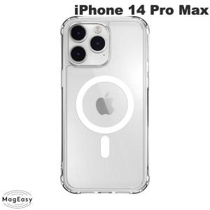 MagEasy マグイージー iPhone 14 Pro Max ATOMS MagSafe対応 PCxTPU ハイブリッドタフケース Transparent ME_INGCSPTTM_TR ネコポス