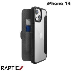 RAPTIC ラプティック iPhone 14 Urban Folio 手帳型ハイブリッドケース Black RT_INNCSPLUF_BK ネコポス