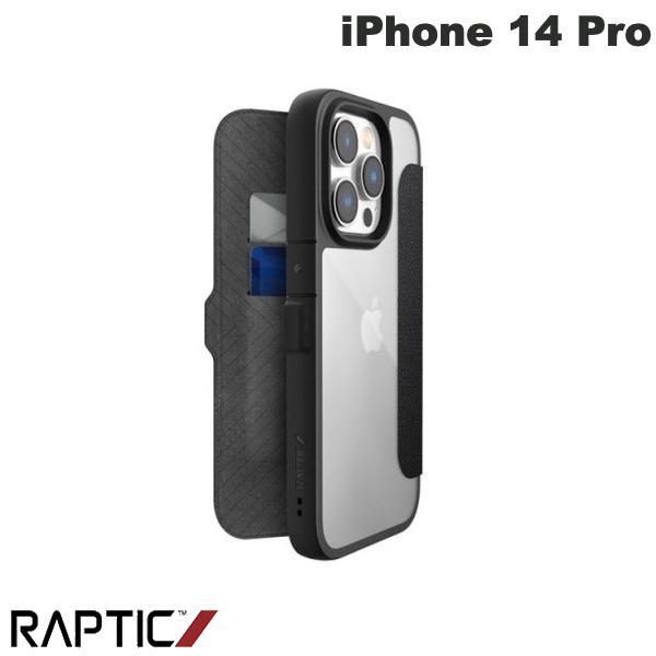 RAPTIC ラプティック iPhone 14 Pro Urban Folio 手帳型ハイブリッドケ...