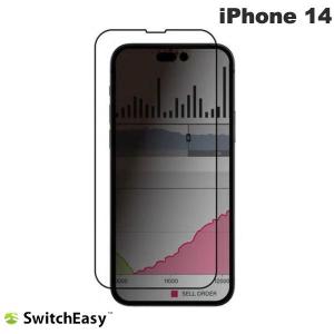 SwitchEasy スイッチイージー iPhone 14 Glass Privacy ガラスフィルム 覗き見防止 0.33mm SE_INNSPEGGV_CL ネコポス