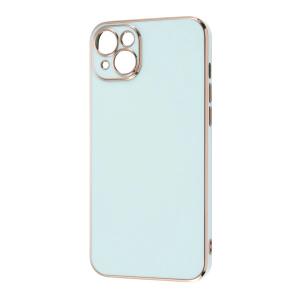 ingrem イングレム iPhone 14 Plus TPUソフトケース メタリック Felame ライトブルー/ピンクゴールド IN-P38HT/LAPG ネコポス
