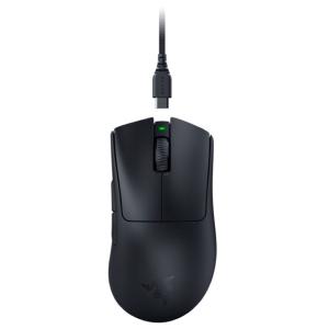 Razer レーザー DeathAdder V3 Pro 有線 / 2.4GHz ワイヤレス 両対応 エルゴノミックデザイン 超軽量ゲーミングマウス Black Edition rms23｜ec-kitcut