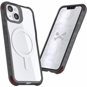 GHOSTEK ゴーステック iPhone 14 Plus Covert MagSafe対応 抗菌 クリアタフケース Smoke GHOCAS3163 ネコポス