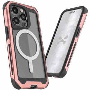 GHOSTEK ゴーステック iPhone 14 Pro Max Atomic Slim MagSafe対応 アルミ合金製スリムケース Pink GHOCAS3111 ネコポス送料無料｜ec-kitcut