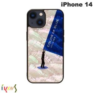 Ikins アイキンス iPhone 14 天然貝ケース Royal Blue I23568i14 ネコポス送料無料｜ec-kitcut