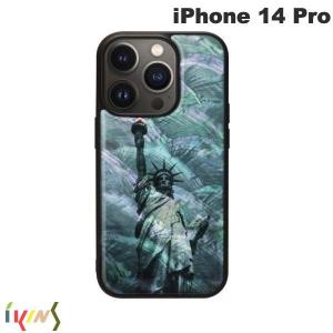 Ikins アイキンス iPhone 14 Pro 天然貝ケース 自由の女神 I23586i14P ネコポス