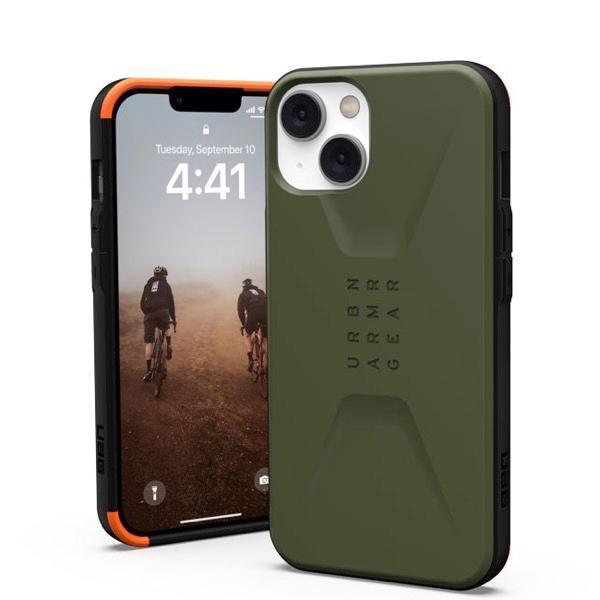 UAG ユーエージー iPhone 14 CIVILIAN シビリアン 耐衝撃ケース Olive U...