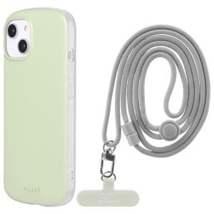 LEPLUS ルプラス iPhone 14 / 13 超軽量・極薄・耐衝撃ハイブリッドケース PALLET AIR STRAP ショルダーストラップ付属 ピスタチオ ネコポス送料無料｜ec-kitcut