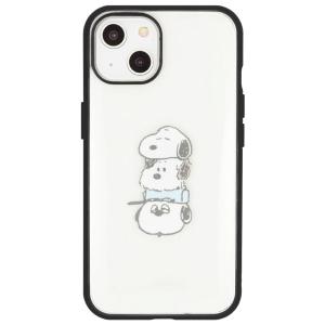 gourmandise グルマンディーズ iPhone 14 / 13 耐衝撃ケース IIIIfi+ イーフィット CLEAR ピーナッツ きょうだい SNG-705D ネコポス IIIIfit