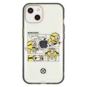 gourmandise グルマンディーズ iPhone 14 / 13 耐衝撃ケース IIIIfi+ イーフィット CLEAR ミニオンズ コミック MINI-377B ネコポス IIIIfit