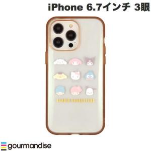 gourmandise iPhone 14 Pro Max / 13 Pro Max 耐衝撃ケース IIIIfi+ イーフィット CLEAR サンリオキャラクターズ ミックスフェイス ネコポス送料無料 IIIIfit｜ec-kitcut