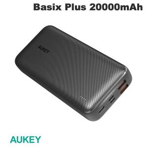 AUKEY オーキー モバイルバッテリー Basix Plus 20000mAh 20W PD対応 USB A 2ポート / USB Type-C 1ポート ブラック PB-N74L-BK ネコポス不可｜ec-kitcut