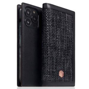 SLG Design エスエルジー デザイン iPhone 14 Pro Edition Calf Skin Leather Diary 本革 手帳型ケース ブラック SD24336i14PBR ネコポス不可