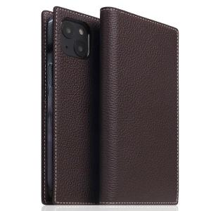 SLG Design エスエルジー デザイン iPhone 14 Plus Full Grain Leather Case 本革 手帳型ケース ブラウンクリーム SD24342i14MBC ネコポス不可