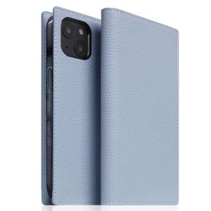 SLG Design エスエルジー デザイン iPhone 14 Plus Full Grain Leather Case 本革 手帳型ケース パウダーブルー SD24343i14MPB ネコポス不可