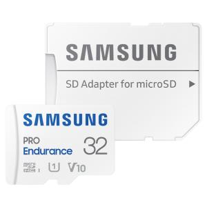 SAMSUNG サムスン 32GB MicroSDHCカード PRO Endurance + Adapter Class10 UHS-I SDR104 高耐久 海外パッケージ SDアダプター付 MB-MJ32KA ネコポス可｜ec-kitcut
