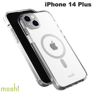 moshi エヴォ iPhone 14 Plus iGlaze MagSafe対応 ハイブリッドクリアケース Silver mo-igmsvk-sv ネコポス