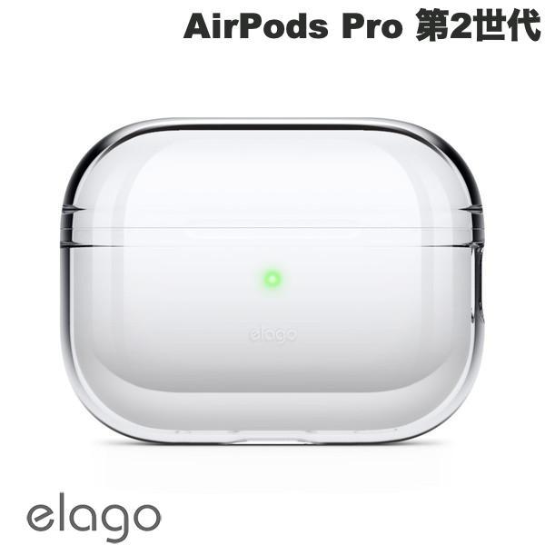 elago エラゴ AirPods Pro 第2世代 CLEAR BASIC CASE Clear ...
