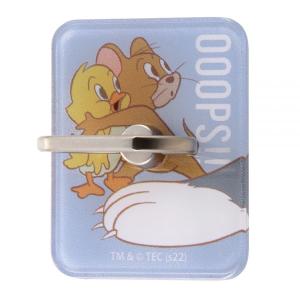 ingrem イングレム トムとジェリー スマートフォン用リング アクリル トムとジェリーとアヒル IS-WABKR/TJ30 ネコポス可