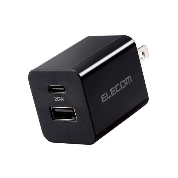 エレコム ELECOM AC充電器 USB充電器 PD対応 20W USB Type-C 1ポート ...