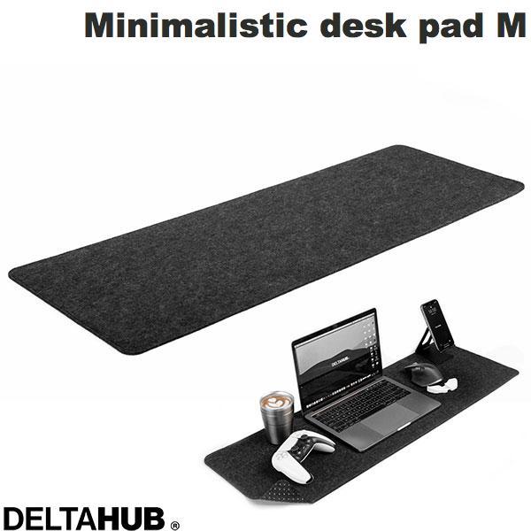 DELTAHUB デルタハブ Minimalistic felt desk pad Dark Gre...