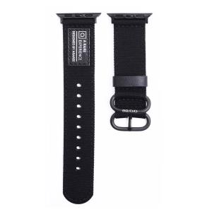 araree アラリー Apple Watch 41 / 40 / 38mm SOFT WOVEN STRAP ブラック AR25015AW ネコポス