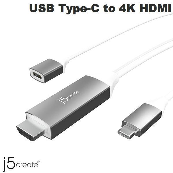 j5 create ジェイファイブクリエイト USB Type-C to 4K HDMI &amp; Typ...