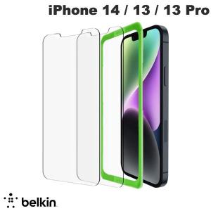 BELKIN ベルキン iPhone 14 / 13 / 13 Pro SCREENFORCE 保護 強化ガラスフィルム 0.33mm 2枚セット OVA123zz ネコポス可｜ec-kitcut