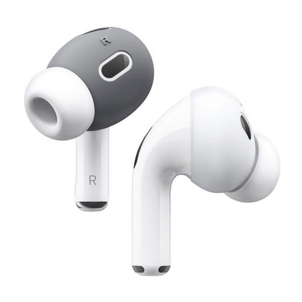 elago エラゴ AirPods Pro 第2世代 EAR TIPS COVER Dark Gre...