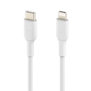 BELKIN ベルキン BoostCharge USB-C to Lightning MFi認証 PVCケーブル 2m PD対応 ホワイト CAA003bt2MWH ネコポス不可｜ec-kitcut