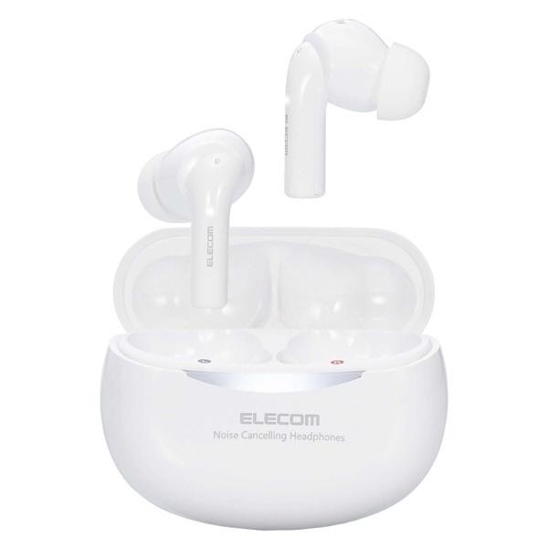 エレコム ELECOM 完全ワイヤレス Bluetooth 5.2 ヘッドホン ノイズキャンセリング...