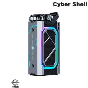 MUZEN Cyber Shell Bluetooth 5.0 IPX5防水 RGBライト スピーカーフォン機能搭載 亜鉛合金シェル メカニカルデザイン スピーカー ネコポス不可｜ec-kitcut