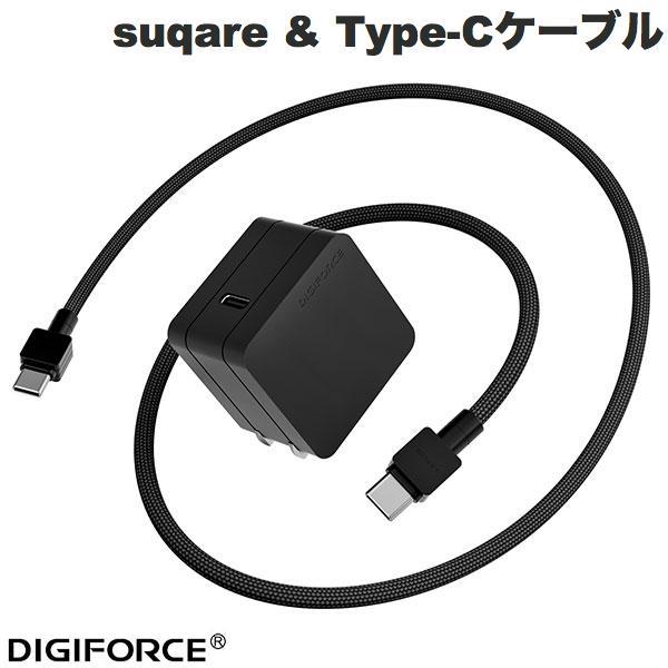 DIGIFORCE デジフォース USB充電器 65W PD対応 suqare USB Type-C...
